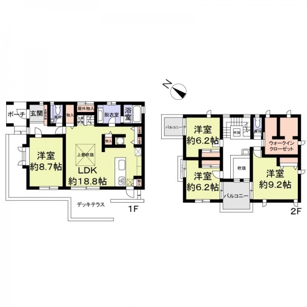 豊中市上野坂２丁目 間取図