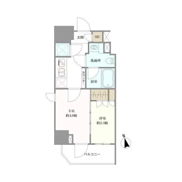 ＡＲＫＭＡＲＫ国分寺 間取図