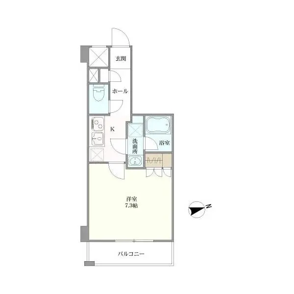 ＡＸＡＳ大森西アジールコート 間取図