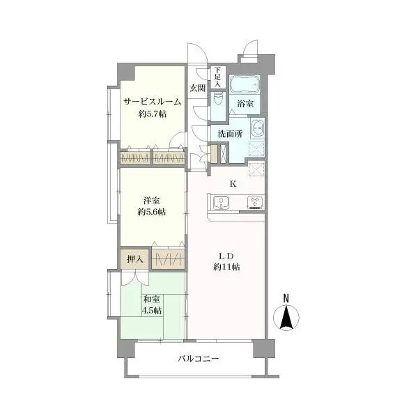 ロイヤルステージ桜ケ丘 間取図