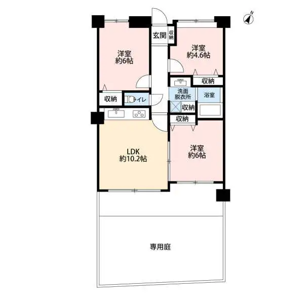 ダイアパレス東灘深江本町 間取図