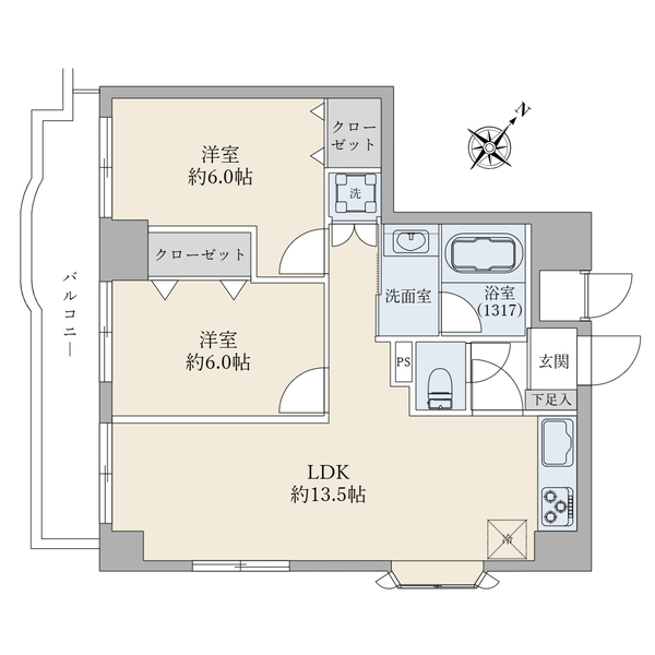 ルジェンテ・リベル上野稲荷町 間取図