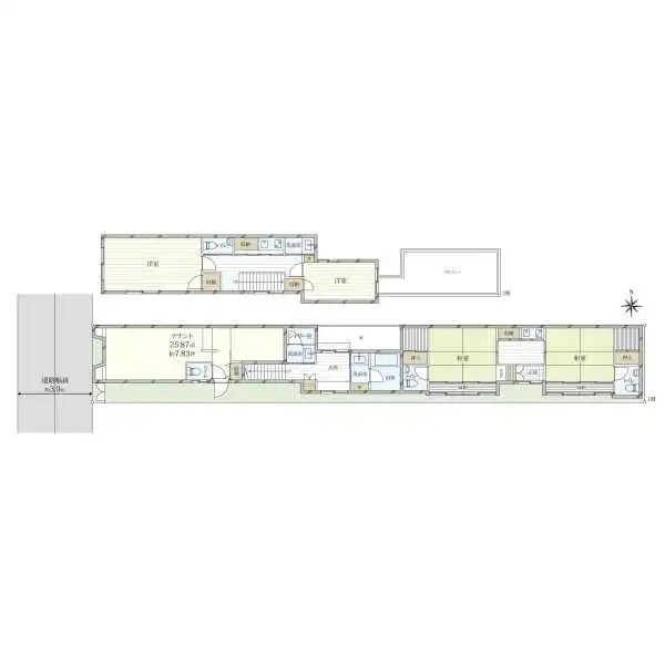 京都市下京区若宮通五条上る布屋町 間取図