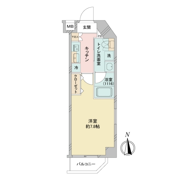 リヴシティ西早稲田 間取図