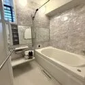 芦屋ハイツ翠ヶ丘 1418サイズのゆとりある浴室です。