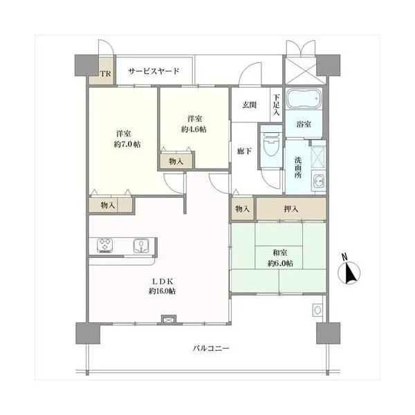 あべのセントレーベ 間取図