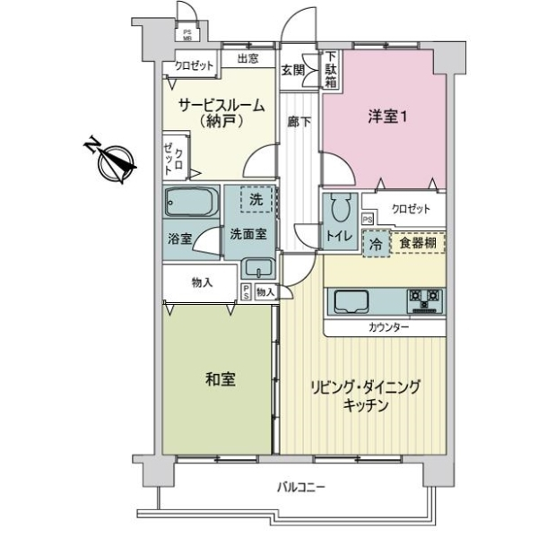 エスペランサ堀切菖蒲園 間取図