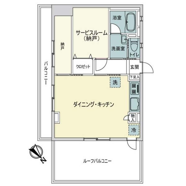 サンハイム駒込 間取図