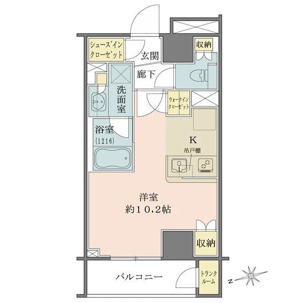 グローリオ新宿夏目坂 間取図