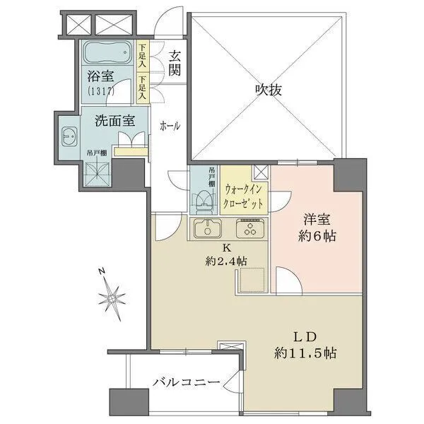 グランスイート虎ノ門 間取図