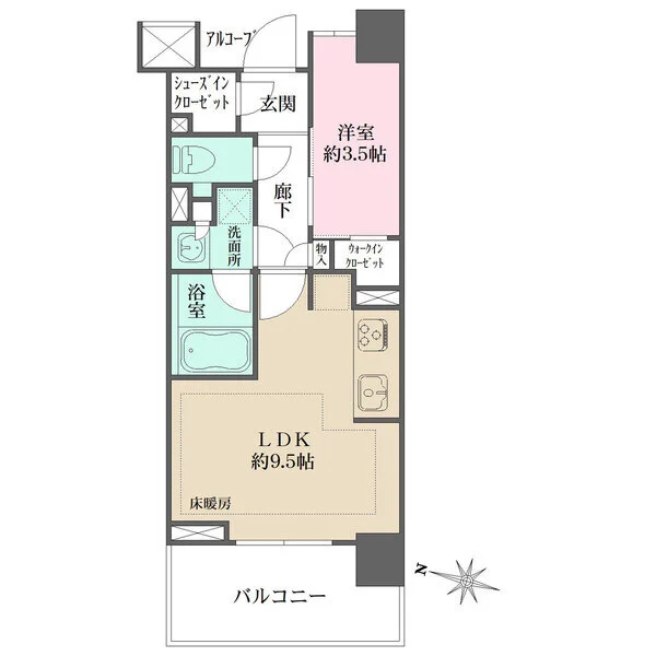 ランカ湘南台 間取図