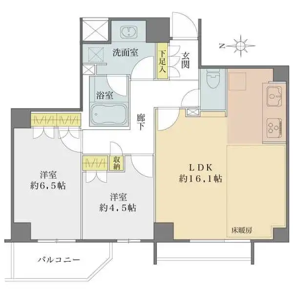 ＢＥＬＩＳＴＡ椎名町 間取図