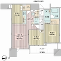 シティタワー大阪本町 間取図