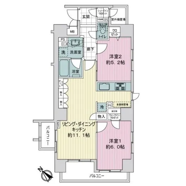 アルファニッシュ淵野辺 間取図
