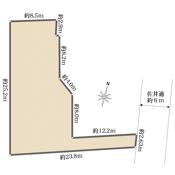 京都市北区平野八丁柳町 間取図