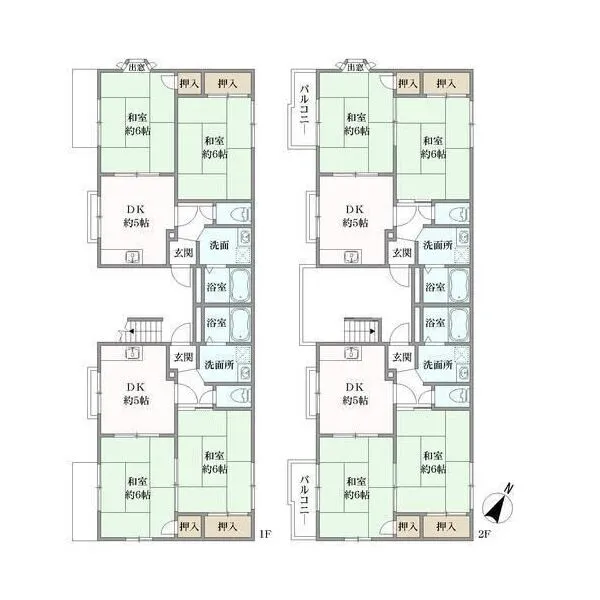 大阪府豊中市本町9丁目 間取図