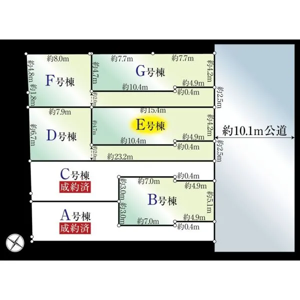大田区東雪谷５丁目 区画図