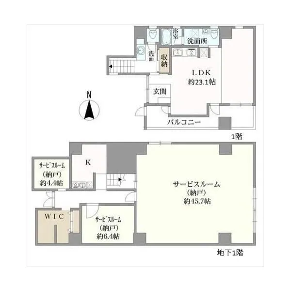初音館 間取図