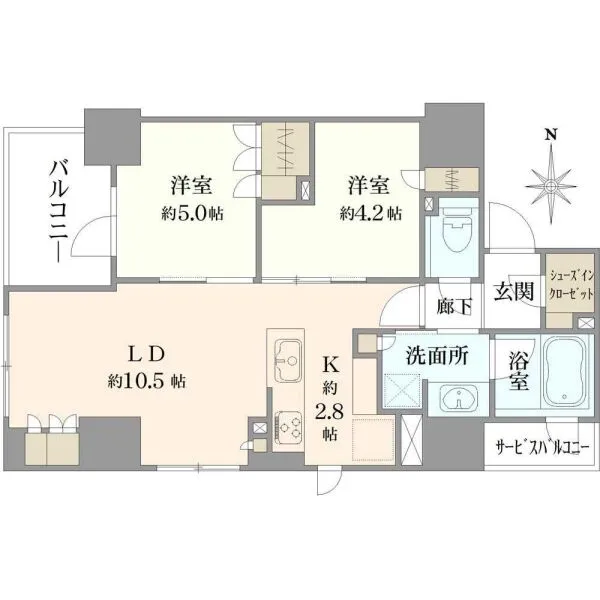 ルネ神田和泉町 間取図