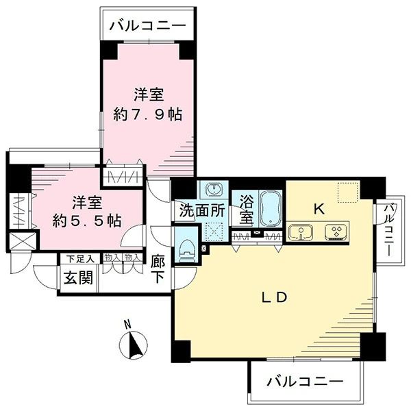 ヴィラージュ南青山 間取図