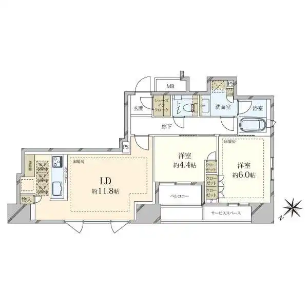 プラウド文京千石スクエア 間取図