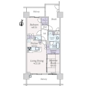 ライオンズマンション中津 間取図
