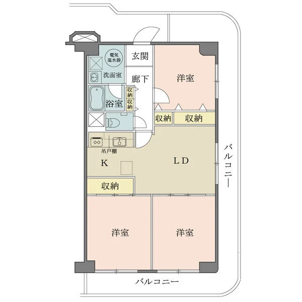ソフトタウンニュー谷津遊園 間取図
