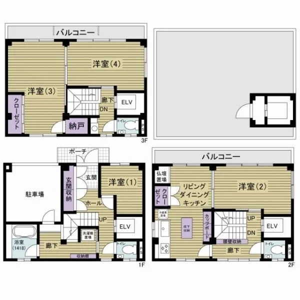 江戸川区一之江8丁目 間取図