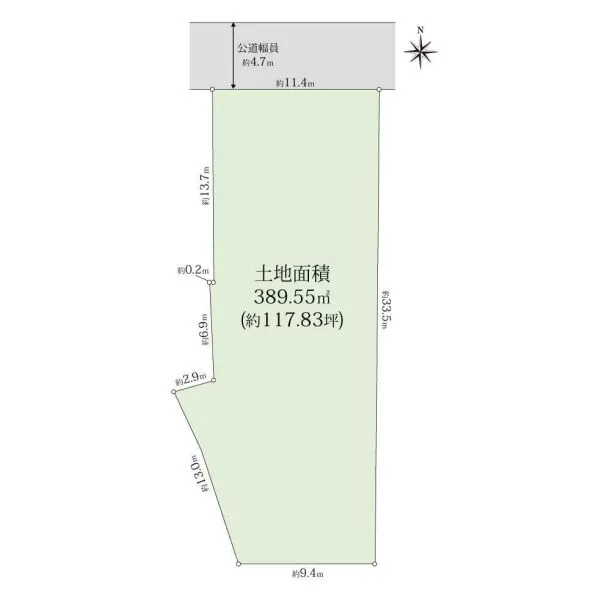 京都市右京区龍安寺塔ノ下町 間取図