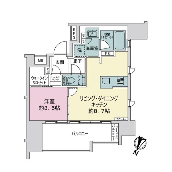クリオ　ラベルヴィ赤羽東 間取図