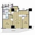 ライオンズタワー大島 間取図