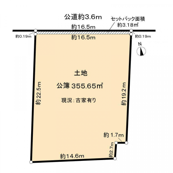 名古屋市瑞穂区彌富町字清水ケ岡 間取図