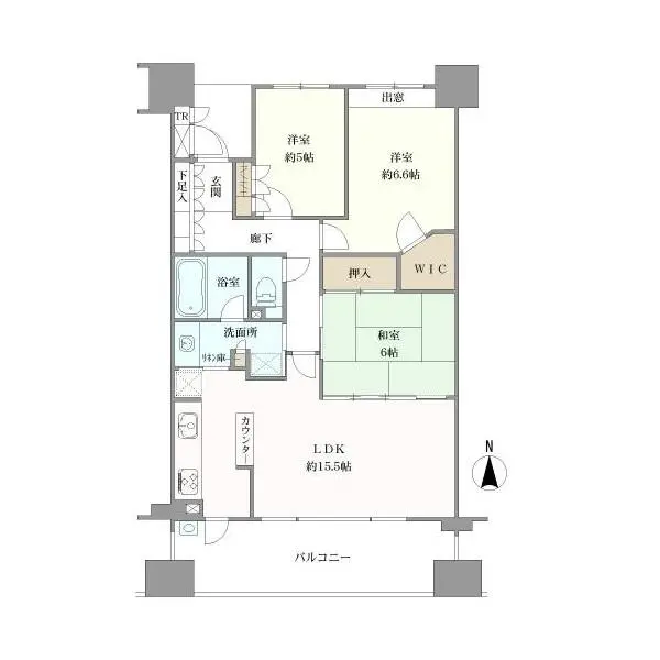 ロイヤルアーク香櫨園アルティミューラ 間取図