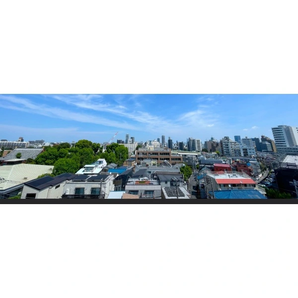 中野坂上アムフラット バルコニーからの眺望