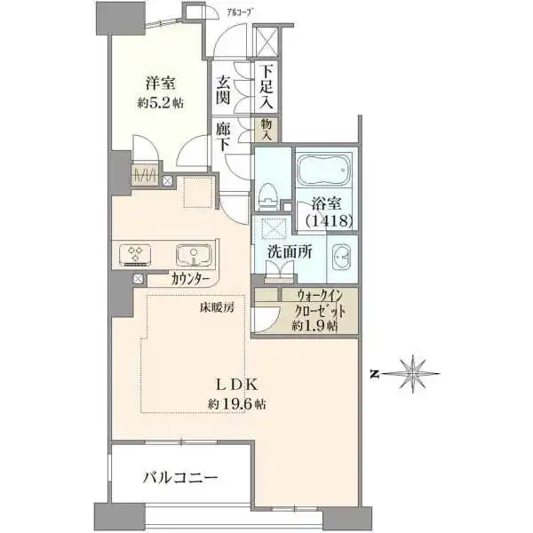 グランスイート上石神井 間取図