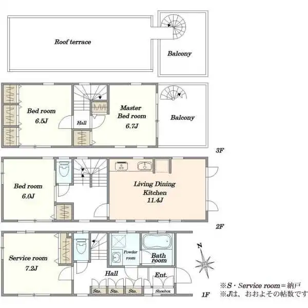 大田区山王４丁目 間取図