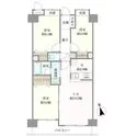 ライオンズマンション一之江弐番館 間取図