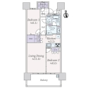 ライオンズ名古屋ステーションアクシス 間取図
