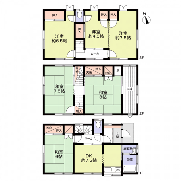 板橋区高島平７丁目 間取図