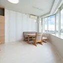 ブリリア有明スカイタワー 角住戸のため、ＬＤ部分は端まで全面に窓が配置されております