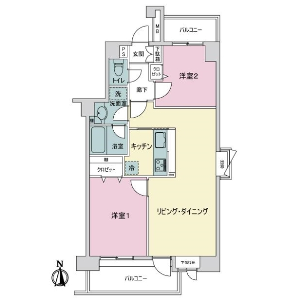 フェイム池袋西 間取図