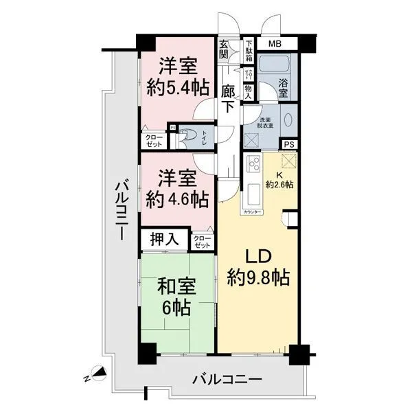 ワコーレ松戸 間取図