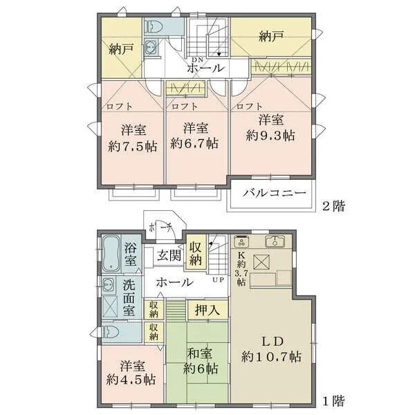 川崎市麻生区白鳥4丁目 間取図