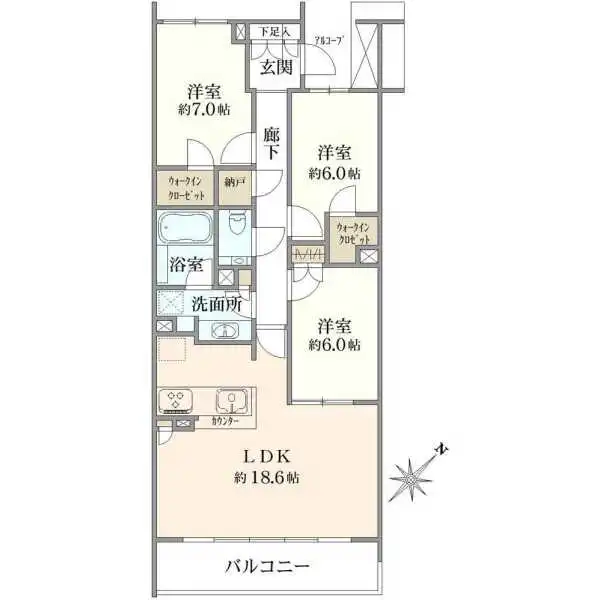 桜プレイス 間取図