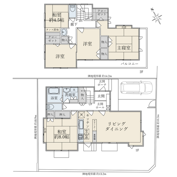 杉並区宮前2丁目 間取図