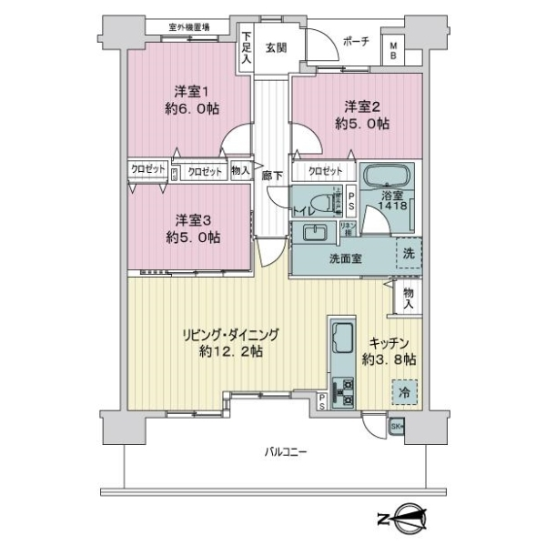 イニシア南町田 間取図