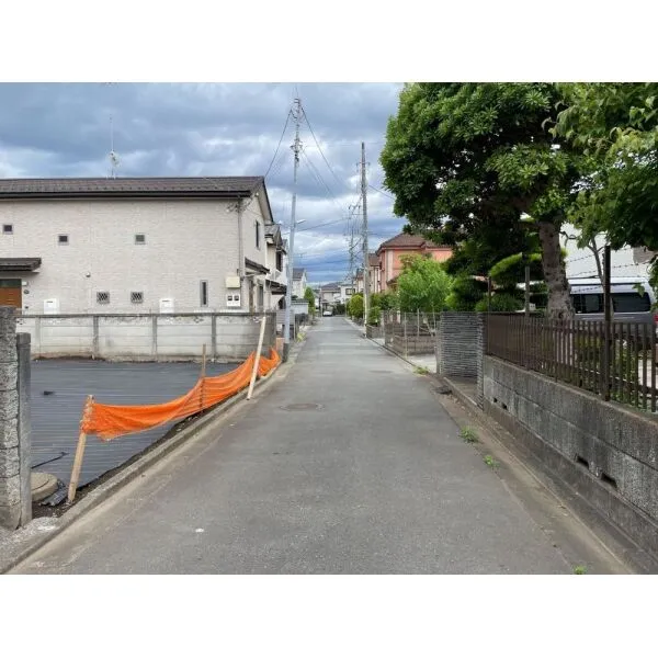 昭島市田中町1丁目 前面道路