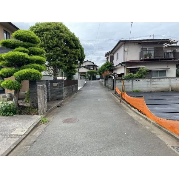 昭島市田中町1丁目 前面道路