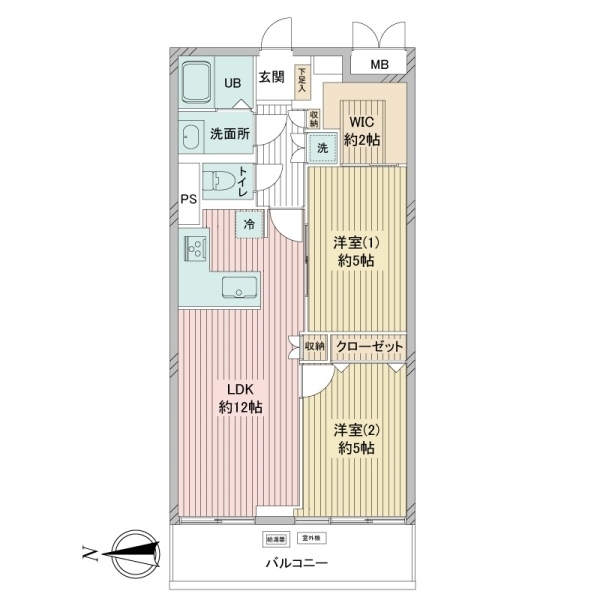 ニュー小金井マンション 間取図