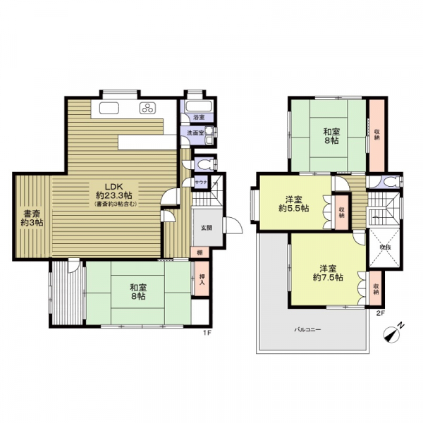名古屋市千種区春里町2丁目 間取図